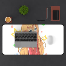 Load image into Gallery viewer, Gabriel DropOut Gabriel Tenma White Mouse Pad (Desk Mat) With Laptop
