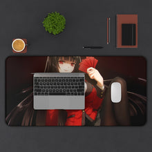 Load image into Gallery viewer, Yumeko Jabami Mouse Pad (Desk Mat) With Laptop
