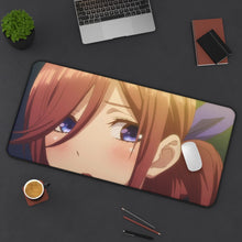 Load image into Gallery viewer, Miku Nakano Mouse Pad (Desk Mat) On Desk
