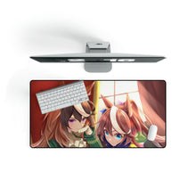 Load image into Gallery viewer, Symboli Rudolf &amp; Tokai Teio Mouse Pad (Desk Mat)
