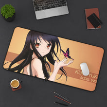 Load image into Gallery viewer, Accel World Kuroyukihime Mouse Pad (Desk Mat) On Desk
