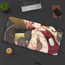 Load image into Gallery viewer, My Teen Romantic Comedy SNAFU Hachiman Hikigaya, Yui Yuigahama Mouse Pad (Desk Mat) On Desk

