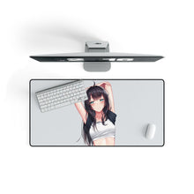 Load image into Gallery viewer, Anime Girl Mouse Pad (Desk Mat) On Desk
