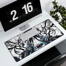 Load image into Gallery viewer, Black Rock Shooter Mouse Pad (Desk Mat) With Laptop
