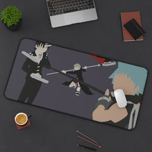 Load image into Gallery viewer, Soul Eater Death The Kid, Maka Albarn Mouse Pad (Desk Mat) On Desk

