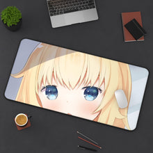 Load image into Gallery viewer, Gabriel DropOut Gabriel Tenma White Mouse Pad (Desk Mat) On Desk
