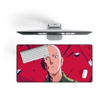 Load image into Gallery viewer, Anime One-Punch Man Mouse Pad (Desk Mat) On Desk
