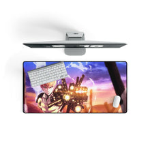 Load image into Gallery viewer, Anime One-Punch Man Mouse Pad (Desk Mat) On Desk
