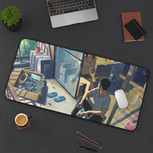 Load image into Gallery viewer, The Garden Of Words Mouse Pad (Desk Mat) On Desk
