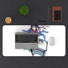 Load image into Gallery viewer, Masamune-kun&#39;s Revenge Aki Adagaki Mouse Pad (Desk Mat) With Laptop
