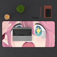 Load image into Gallery viewer, Laid-Back Camp by Mouse Pad (Desk Mat) With Laptop
