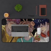 Load image into Gallery viewer, Crêpe Nobara Kugisaki and Yuji Itadori Mouse Pad (Desk Mat) With Laptop

