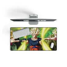 Load image into Gallery viewer, Son Gokû vs Caulifla and Kale Mouse Pad (Desk Mat) On Desk
