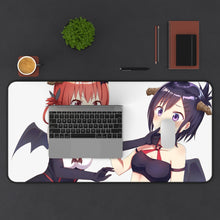 Load image into Gallery viewer, Gabriel DropOut Satanichia Kurumizawa Mcdowell, Vignette Tsukinose April Mouse Pad (Desk Mat) With Laptop
