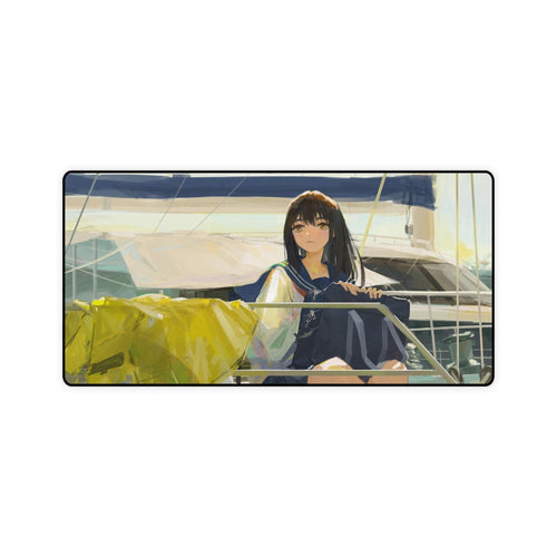 Anime Girl Mouse Pad (Desk Mat)