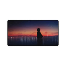 Load image into Gallery viewer, Anime Girl Silhouette Sunset Mouse Pad (Desk Mat)
