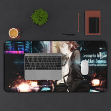 Load image into Gallery viewer, Blood Blockade Battlefront Leonardo Watch Mouse Pad (Desk Mat) With Laptop
