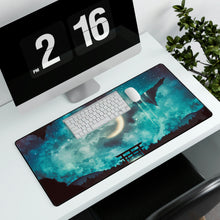 Load image into Gallery viewer, Shrine Gate, Night, Sky, Anime, Scenery, Mouse Pad (Desk Mat)
