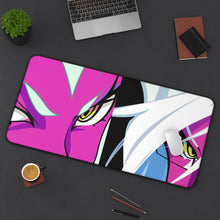 Load image into Gallery viewer, Panty &amp; Stocking with Garterbelt Panty Stocking With Garterbelt Mouse Pad (Desk Mat) On Desk
