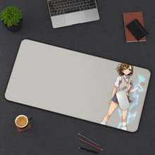 Load image into Gallery viewer, A Certain Scientific Railgun Mikoto Misaka Mouse Pad (Desk Mat) On Desk
