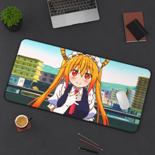 Load image into Gallery viewer, Miss Kobayashi&#39;s Dragon Maid Kobayashi San Chi No Maid Dragon, Tohru Mouse Pad (Desk Mat) On Desk
