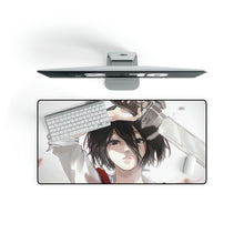Load image into Gallery viewer, Mikasa Attack on Titan Mouse Pad (Desk Mat)
