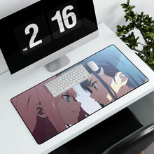 Load image into Gallery viewer, Zero Two, Ichigo Mouse Pad (Desk Mat) With Laptop
