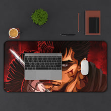 Load image into Gallery viewer, Anime Berserk Mouse Pad (Desk Mat) With Laptop
