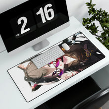 Load image into Gallery viewer, Anime, Neko Girl, Glasses, Mouse Pad (Desk Mat)
