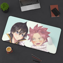 Load image into Gallery viewer, Fairy Tail Natsu Dragneel Mouse Pad (Desk Mat) On Desk

