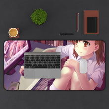 Load image into Gallery viewer, A Certain Magical Index Mikoto Misaka Mouse Pad (Desk Mat) With Laptop

