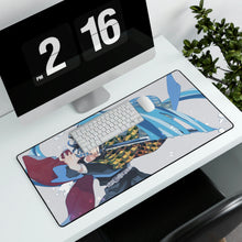 Load image into Gallery viewer, Giyu, Tomioka, Katana, Kimetsu no Yaiba, Mouse Pad (Desk Mat)
