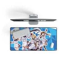 Load image into Gallery viewer, Infinite Stratos Charlotte Dunois, Laura Bodewig, Houki Shinonono, Cecilia Alcott, Lingyin Huang Mouse Pad (Desk Mat) On Desk

