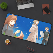 Load image into Gallery viewer, Spice And Wolf Mouse Pad (Desk Mat) On Desk
