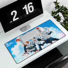 Load image into Gallery viewer, My Hero Academia Izuku Midoriya, Katsuki Bakugou, Tenya Iida, Tsuyu Asui Mouse Pad (Desk Mat) With Laptop
