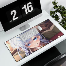 Load image into Gallery viewer, Anime Girl Mouse Pad (Desk Mat) With Laptop
