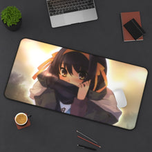 Load image into Gallery viewer, The Melancholy Of Haruhi Suzumiya Mouse Pad (Desk Mat) On Desk
