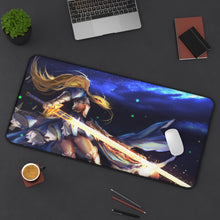 Load image into Gallery viewer, Saber (Fate Series) Mouse Pad (Desk Mat) On Desk
