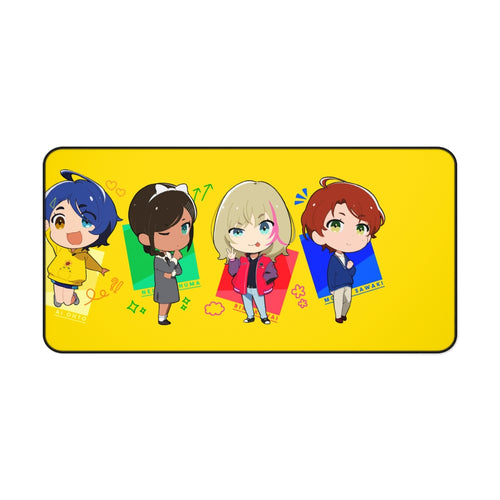 Wonder Egg Priority Rika Kawai, Momoe Sawaki, Neiru Aonuma Mouse Pad (Desk Mat)