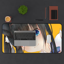 Load image into Gallery viewer, Is It Wrong To Try To Pick Up Girls In A Dungeon? Mouse Pad (Desk Mat) With Laptop
