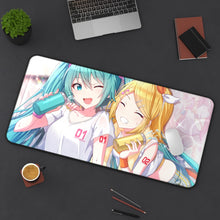Load image into Gallery viewer, Vocaloid Mouse Pad (Desk Mat) On Desk

