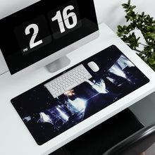 Load image into Gallery viewer, Black Bullet Mouse Pad (Desk Mat) With Laptop

