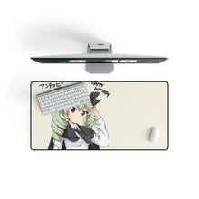 Load image into Gallery viewer, Girls und Panzer Mouse Pad (Desk Mat) On Desk

