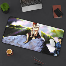 Load image into Gallery viewer, Princess Mononoke Mouse Pad (Desk Mat) On Desk
