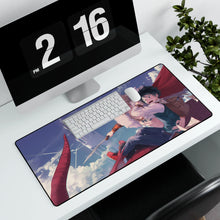 Load image into Gallery viewer, Katsuki Bakugou and Izuku Midoriya Mouse Pad (Desk Mat) With Laptop
