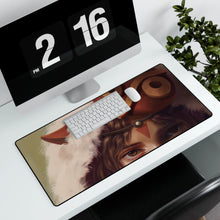 Load image into Gallery viewer, Princess Mononoke Mouse Pad (Desk Mat) With Laptop
