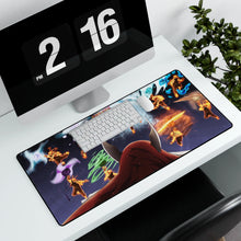 Load image into Gallery viewer, Naruto Vs Son Gokû (Yonbi) Mouse Pad (Desk Mat) With Laptop
