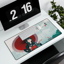 Load image into Gallery viewer, My Hero Academia Tsuyu Asui Mouse Pad (Desk Mat) With Laptop
