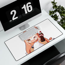 Load image into Gallery viewer, Doma Umaru Mouse Pad (Desk Mat) With Laptop
