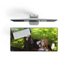 Load image into Gallery viewer, Kirito and Asuna Mouse Pad (Desk Mat) On Desk
